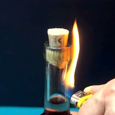 How to Open a Wine Bottle with a Lighter?