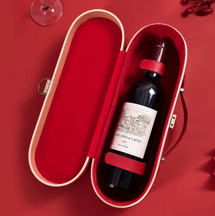 red single wine box